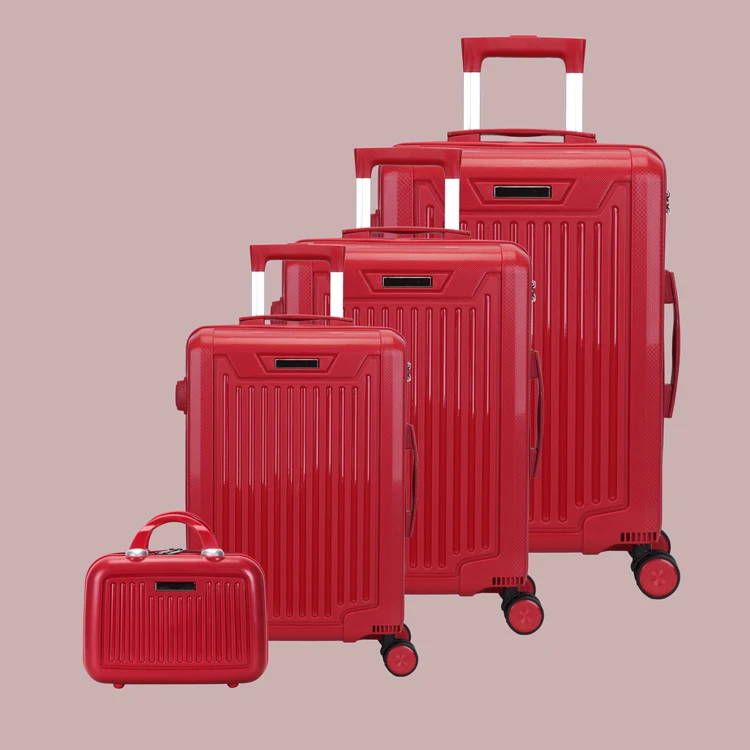 2023 New Designer Carry On Luggage PP 230D Lining Silent Spinner Wheels Aluminum Trolley Travel Suitcase Luggage
