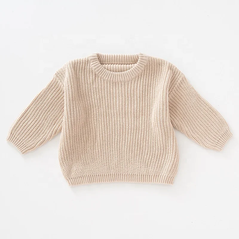 Personalized Newborn Infant Knitted Sweater Kids Knitting Pullover Toddler Fall Clothing Baby Boys Girls Knitting Clothes Baby G
