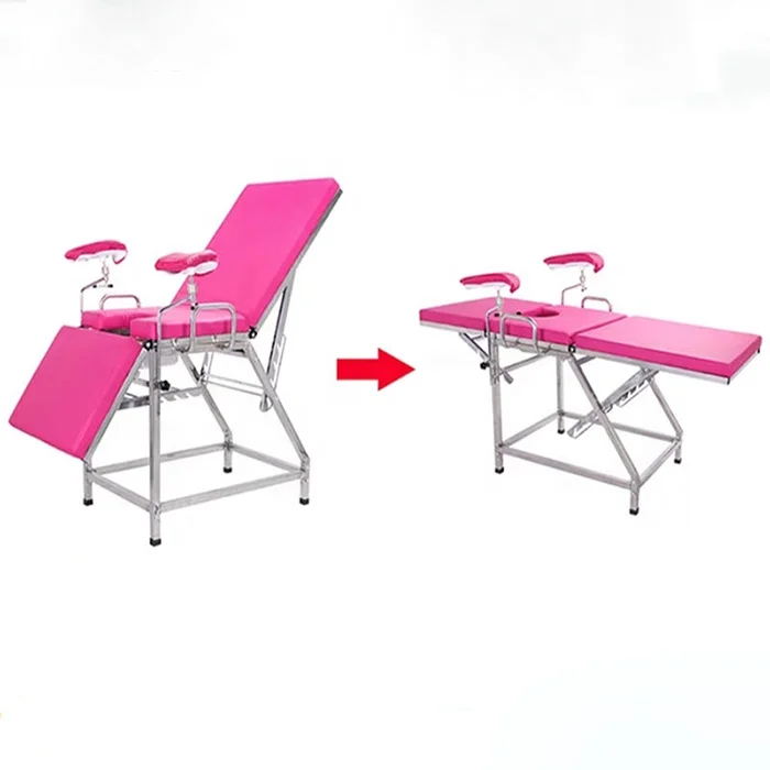 Hongan medical folding Gynecological Examination chair table obstetric gynecology hospital surgical delivery bed