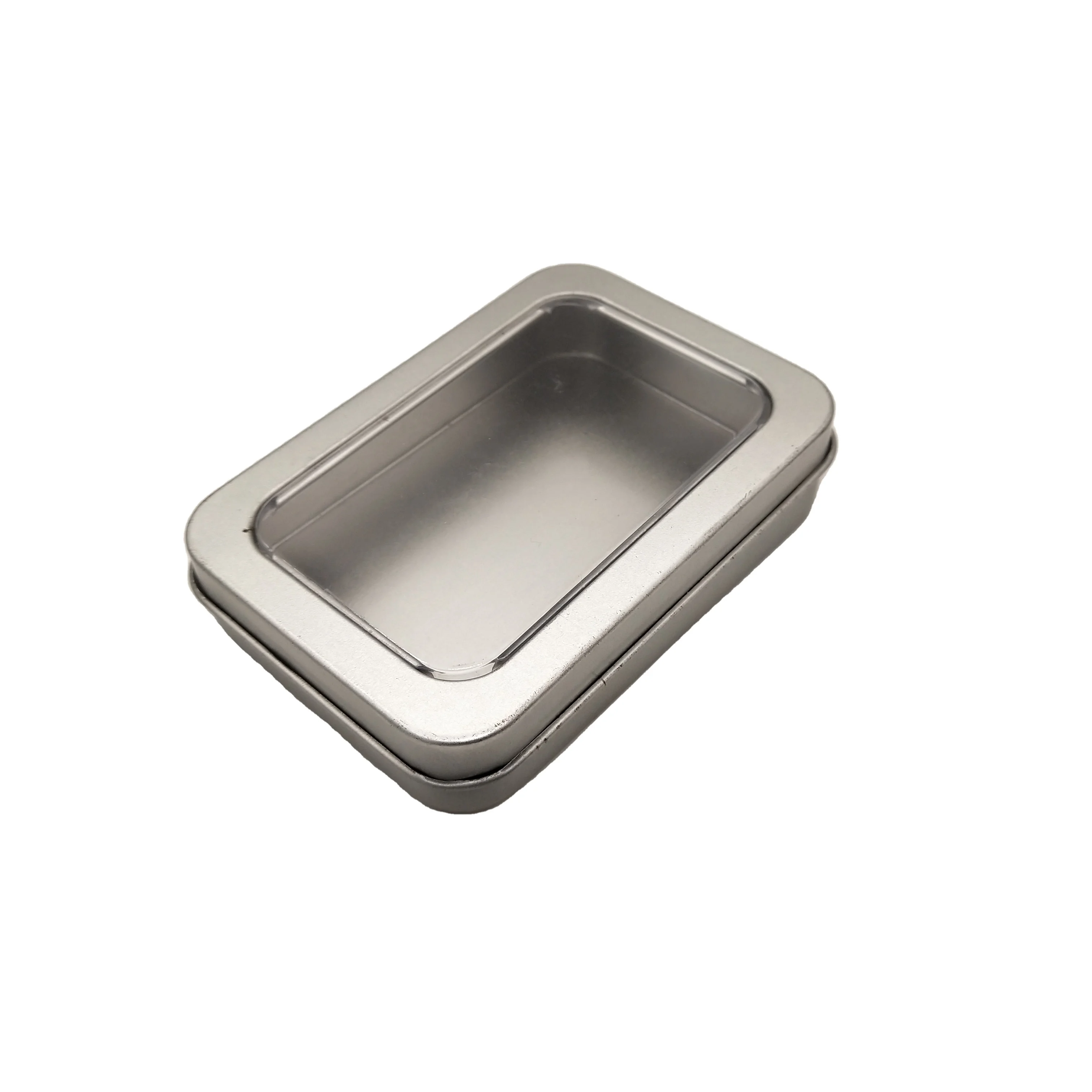 Custom Tin Box with Transparent Lid Mint Tin Box with Wholesale Factory Price