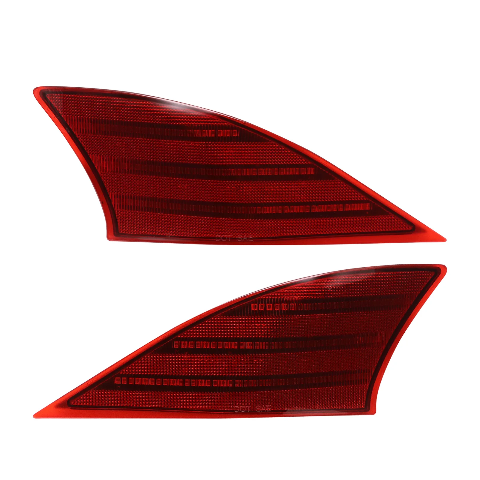 Ailead E-mark SAE DOT RoHS Approval Red Lens LED Rear Bumper Reflector Lamp Light for Lexus IS200T IS250 IS300 IS300H IS350