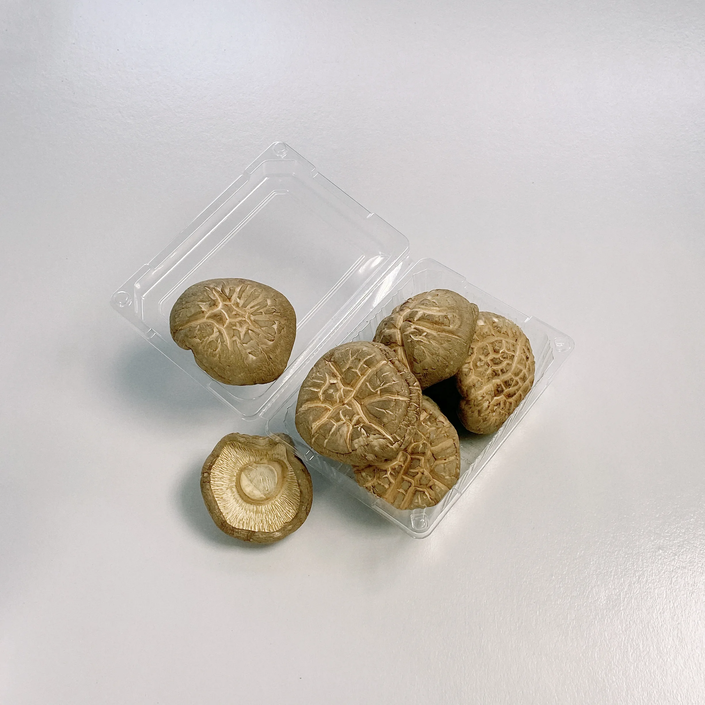 Tawny With Seashell Cracks Organic Bulk Dry Shiitake Mushroom Dried