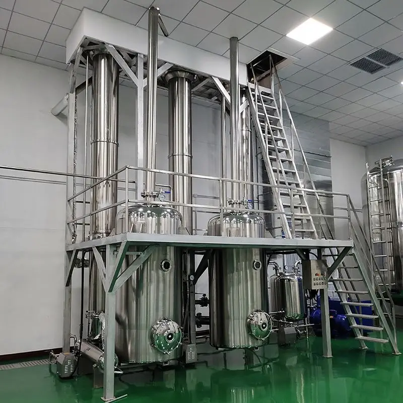 Extractive Distillation Equipment Vacuum 200L Single Effect Falling Film Evaporator