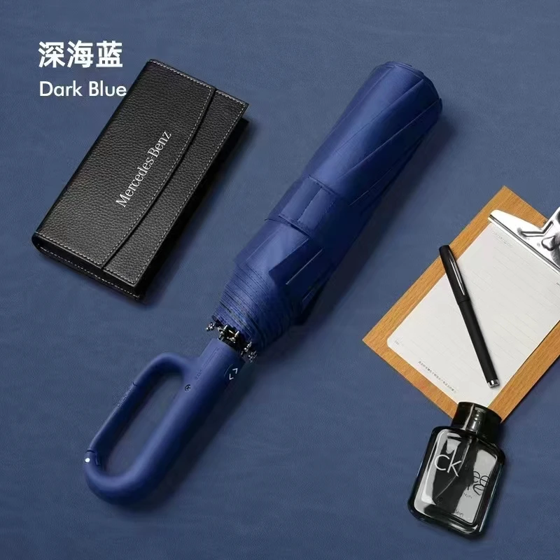 China Umbrella Factory High Quality Three Folding Automatic Switch Umbrella 3 Foldable Luxury Umbrella