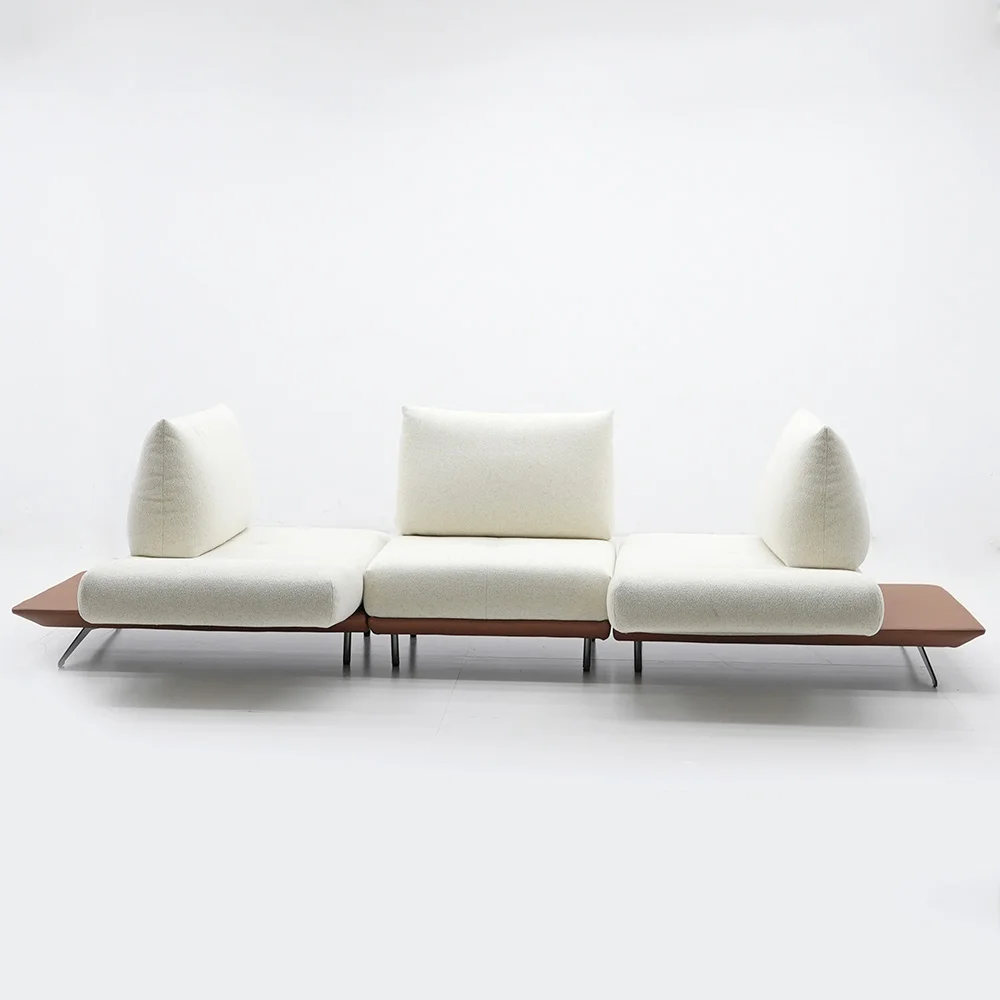 Gainsville Multiple Combinations Functional Sofa Bed Modern Italian Living Room Couch Adjustable Sofa For Villa Apartment