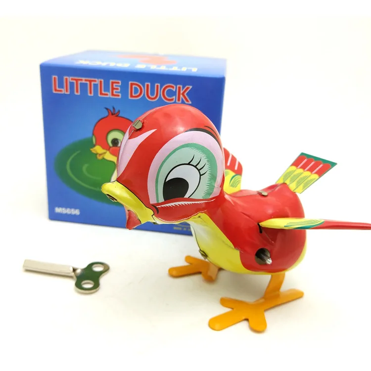 Party Decoration Gift Souvenir Wind Up Tin Duck Toy