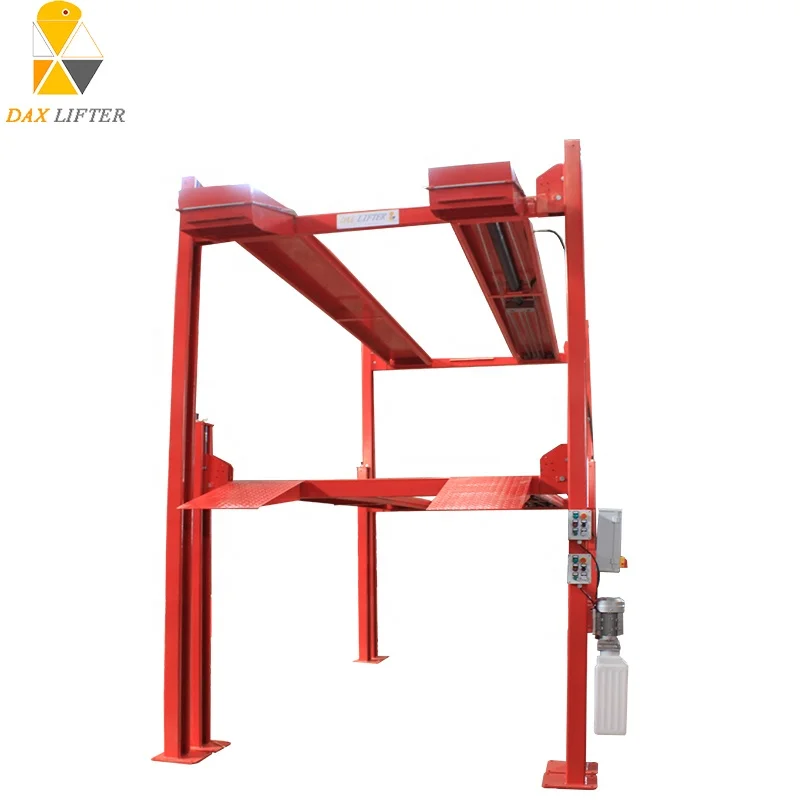 Good Quality 2700kg Load Durable Hydraulic Triple Stacker Parking Lift