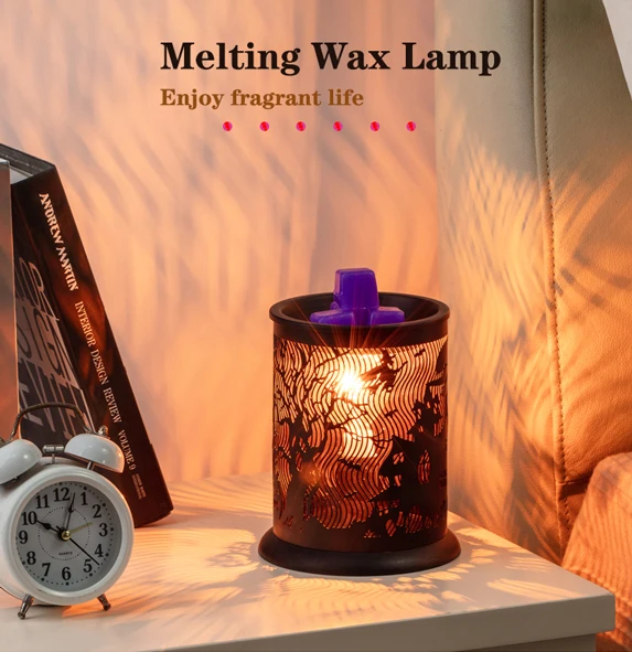 Iron Made Oil Burner Latest New Design Aroma Lamp And Wax Burner For Home Decoration