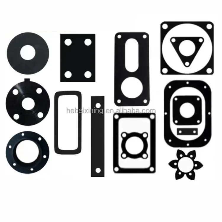 Customized Shape Rectangular Round Rubber Seal Gasket, EPDM NBR Rubber Gasket, Food Grade Silicone Gasket