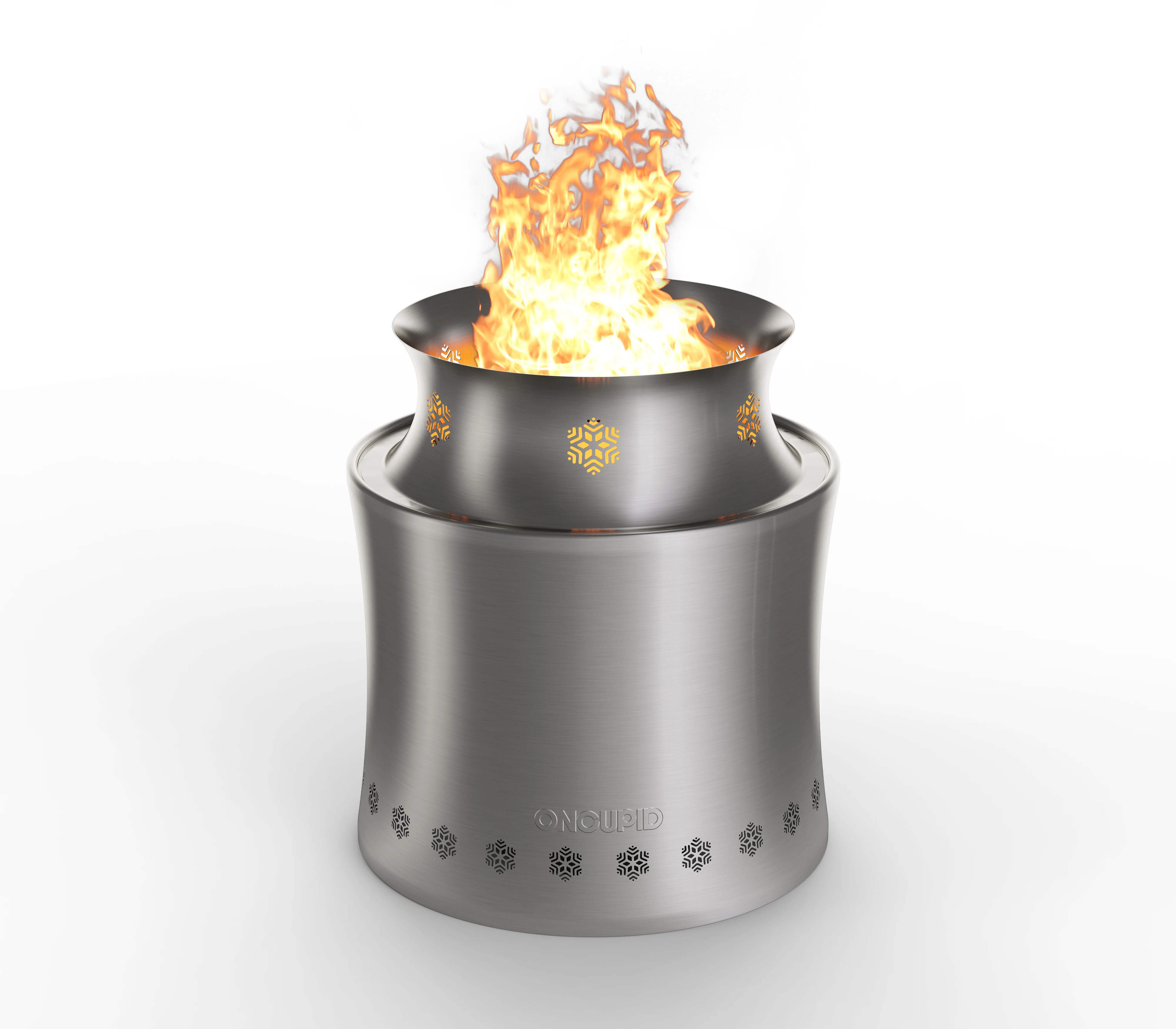 Portable Fire Pit Stainless Steel for Wood Burning and Low Smoke Great outdoor and indoor firewood stove