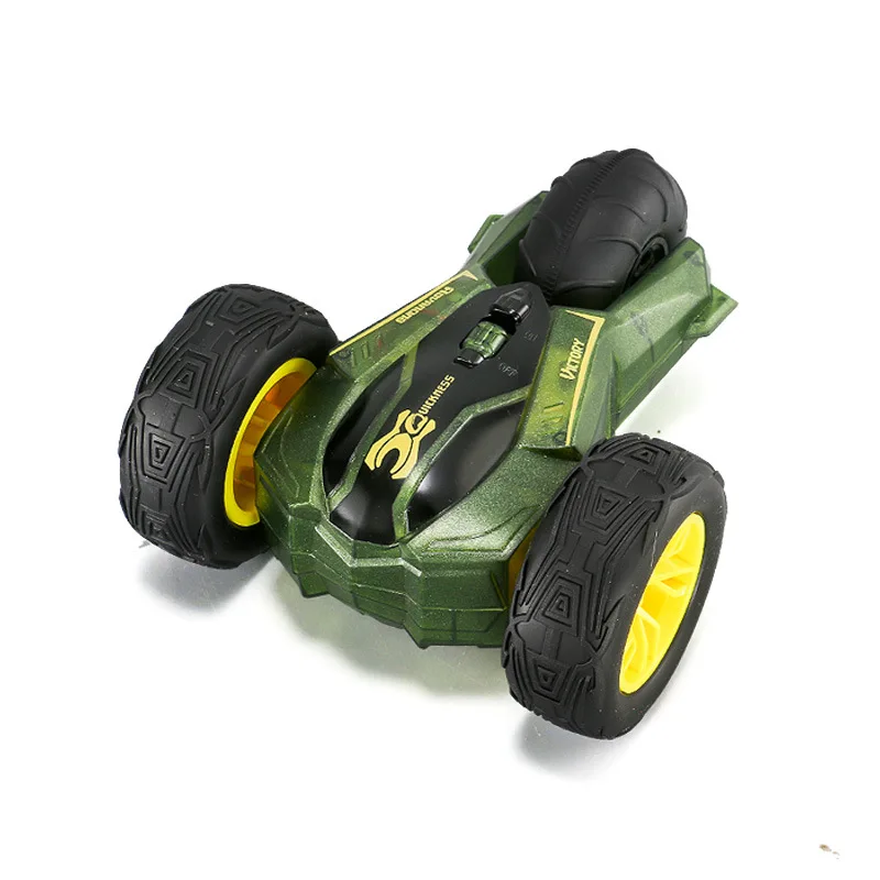 Green/Blue Remote Control RC Car Toys Stunt Racing 2.4ghz High Speed Scale Three Wheel Drift Performance Electric Car For Kids
