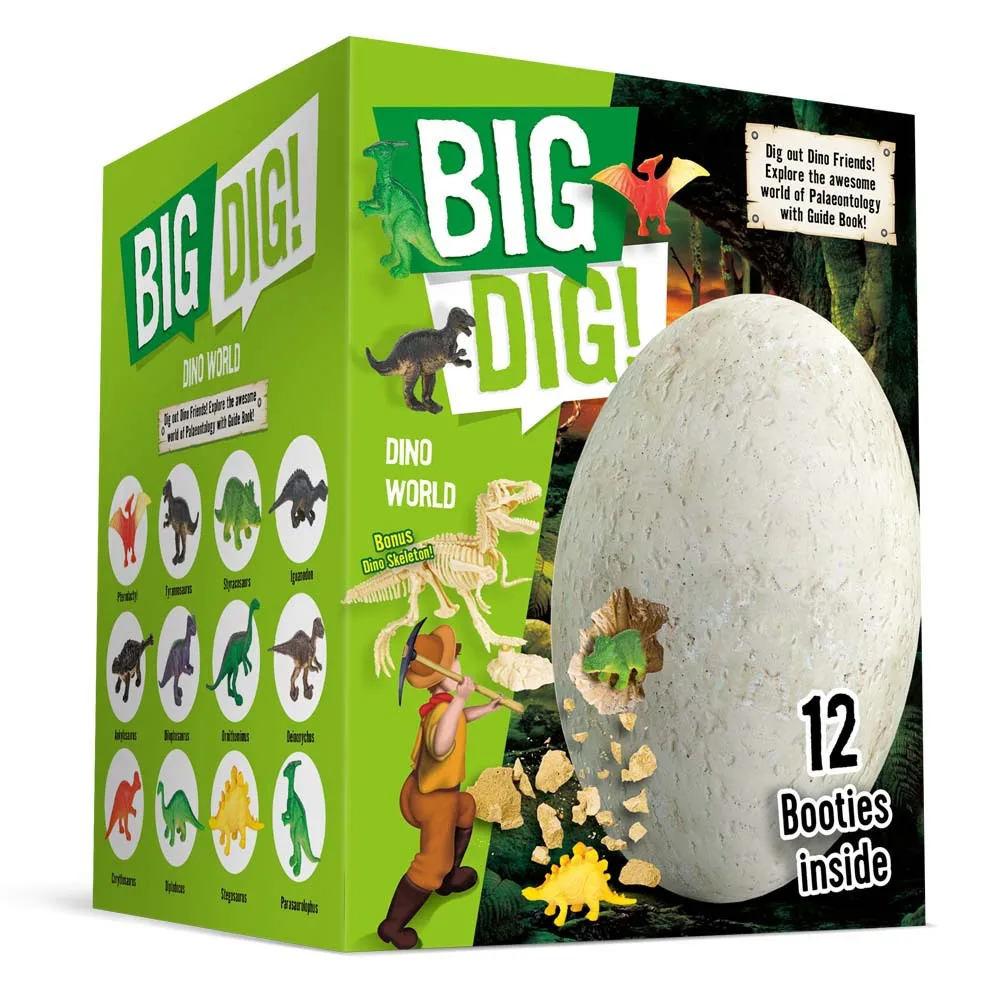 Hot new educational toys giant dinosaur egg archaeological excavation set toys