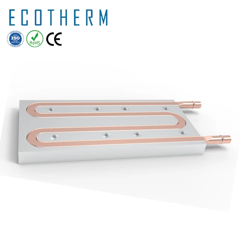 Inverter Charging pile NEVs  heat sink Custom large size Liquid Cold Plate Aluminum Water Cooling Block  For Ev Battery