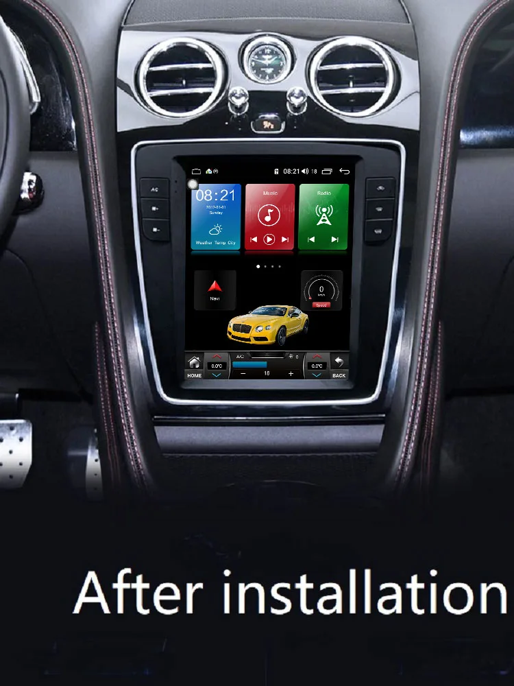 Автомагнитола Bentley Supersport Continental 2012-2019 GPS-навигация 8 г + 128 ГБ мультимедийный плеер Android аудиоэкран