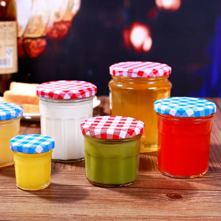 Empty Clear Mini 75ml 100ml 150ml Bird Nest Packaging Virgin Coconut Oil Bottle Glass Jam Bottles For Honey