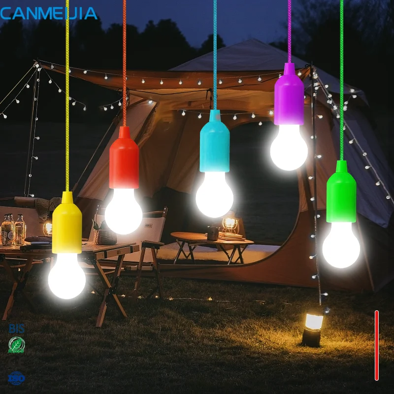 Waterproof Outdoor  For Garden Party Hanging Landscape Emergency Lighting Led Pull Cord Light/ Led Decor Light/Christmas Lights