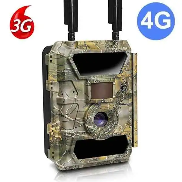 SunGusOutdoors 24MP 4G Cellular Game Trail Camera with IR Scouting 0.4S Trigger Speed for Deer Hunting Home Security Photo Trap