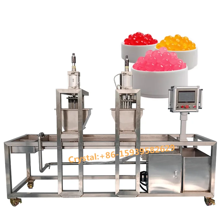 Bubble Tea Equipment  Automatic Snack Bubble Ball  Processing Machine Popping Boba Making Machine