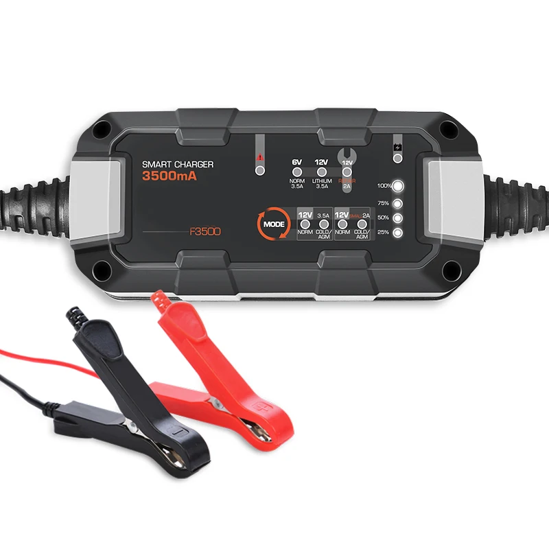 
6v12V Car Battery Charger 3500mA Intelligent lead acid Battery Charger lithium automatic battery charger 