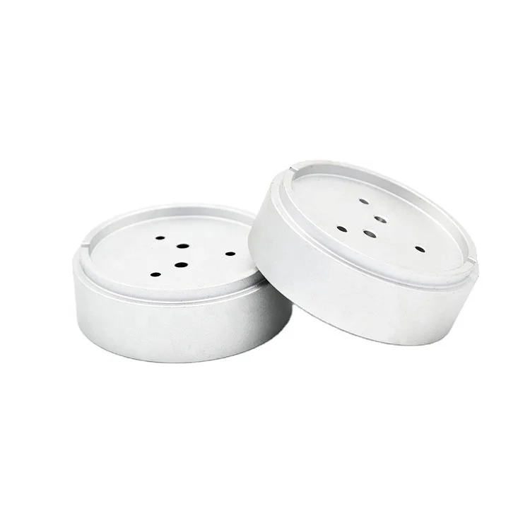 CNC aluminum round cover with holes/Sandblasting +anodizing