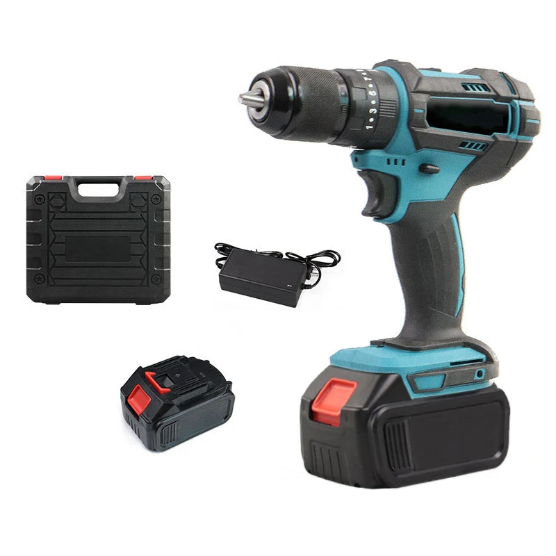 High-power Three Function Brushless Motor Cordless Lithium Battery Electric Impact Drill For Promotion