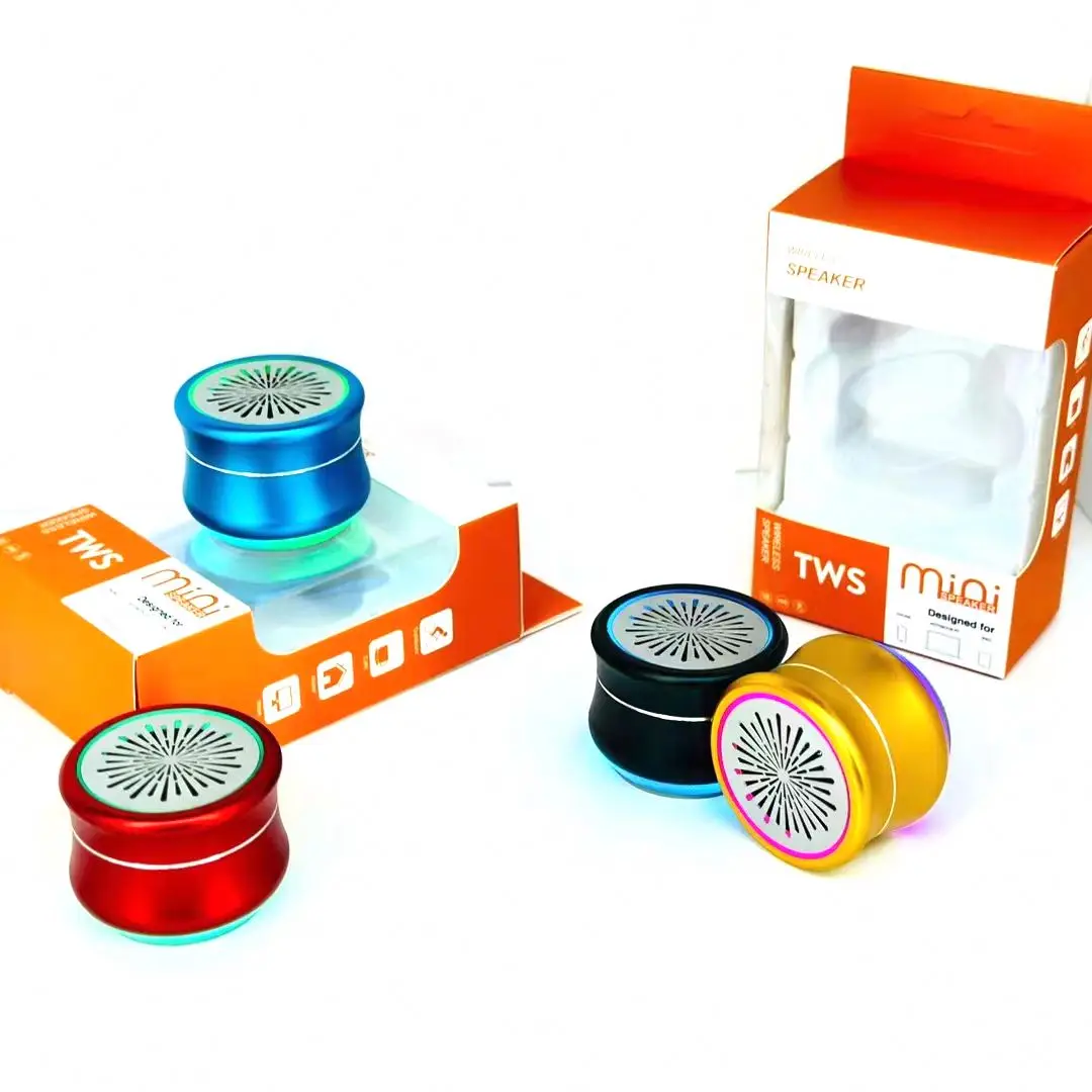 U1 RGB light Aluminum alloy wireless BT speaker MINI stereo woofer bass Speaker portable mini speaker RGB light