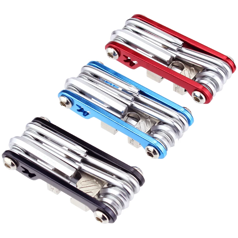 
10 in 1 Tools Sets Hex Multi-function Portable Mountain Bike Repair Tool Kit Multi Bicycle Tool Kit Repair Set 