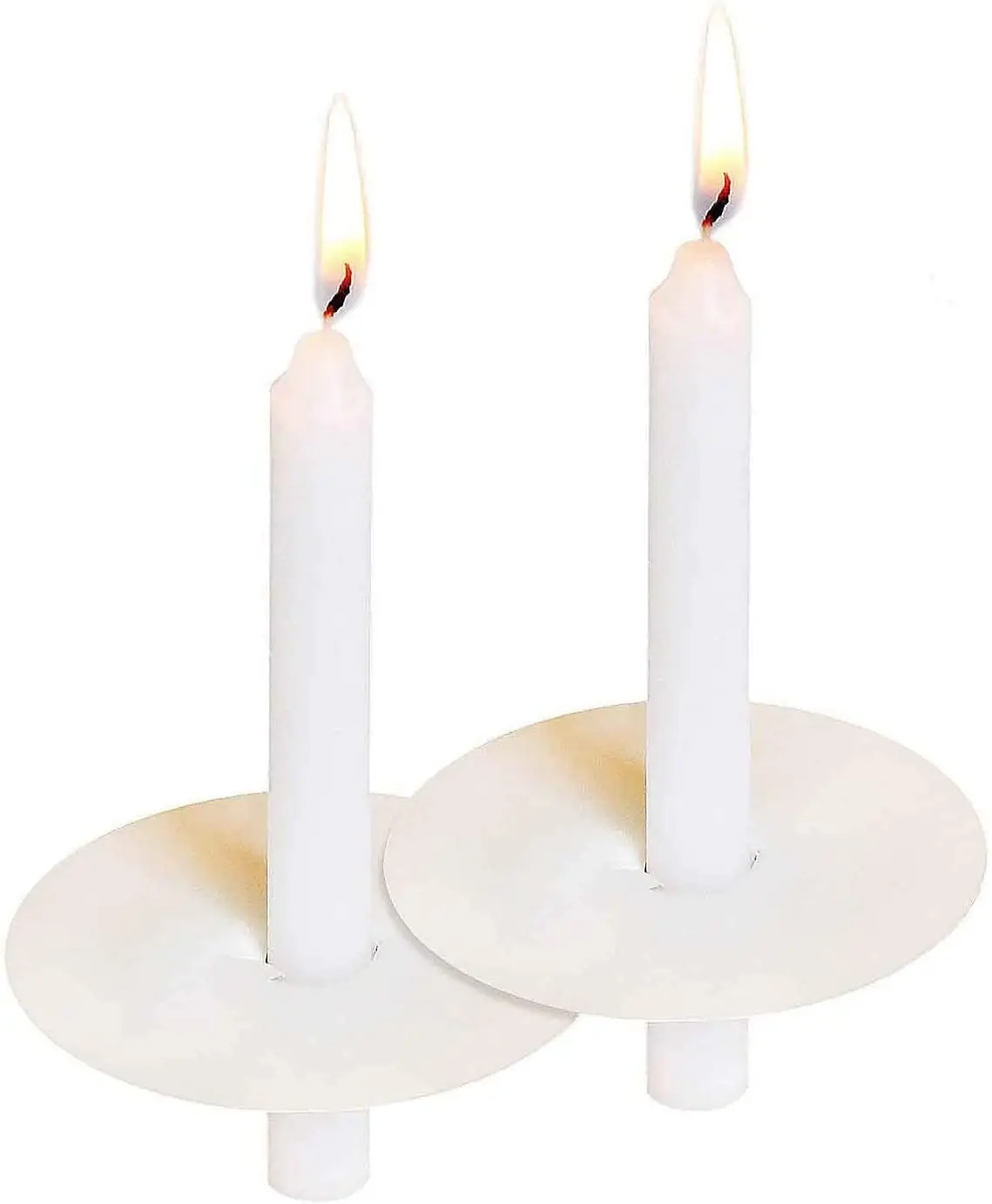 Church Vigil Devotional Unscented 1/2 x 4 1/4 Inch cheap Paraffin Wax White Candle with Drip Protector