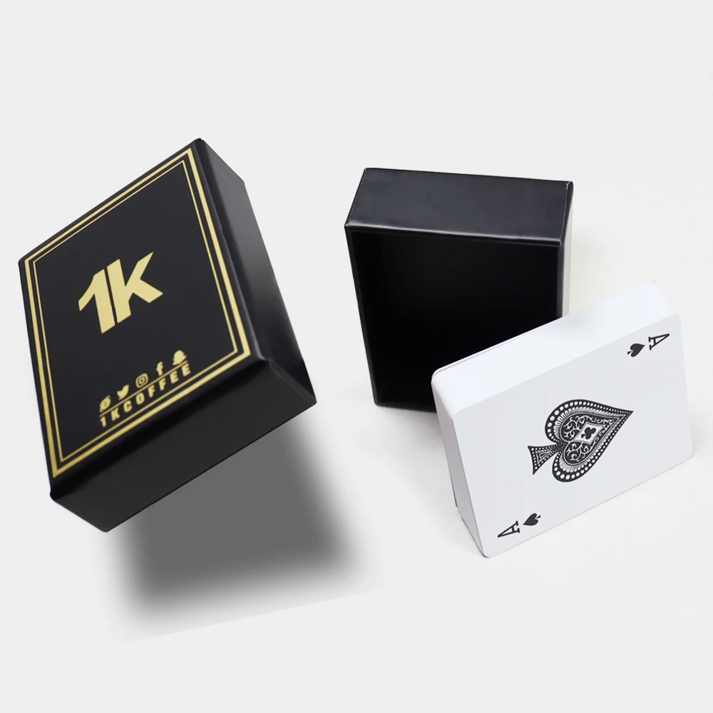 Wholesale 100% pvc waterproof poker card deck plastic magic show durable playing cards both sides custom playing cards