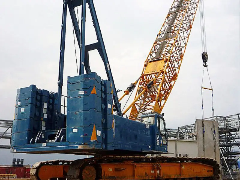 Crawler crane 60 Tons cranes Long Boom other cranes SCC600A-5