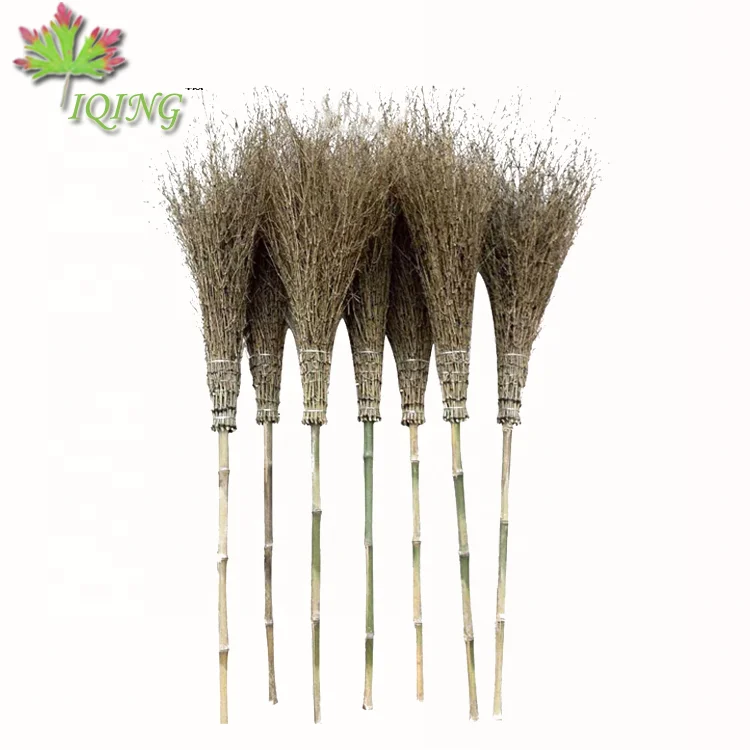 Thick Wooden Broom Stick Japanese Bamboo Broom Handles
