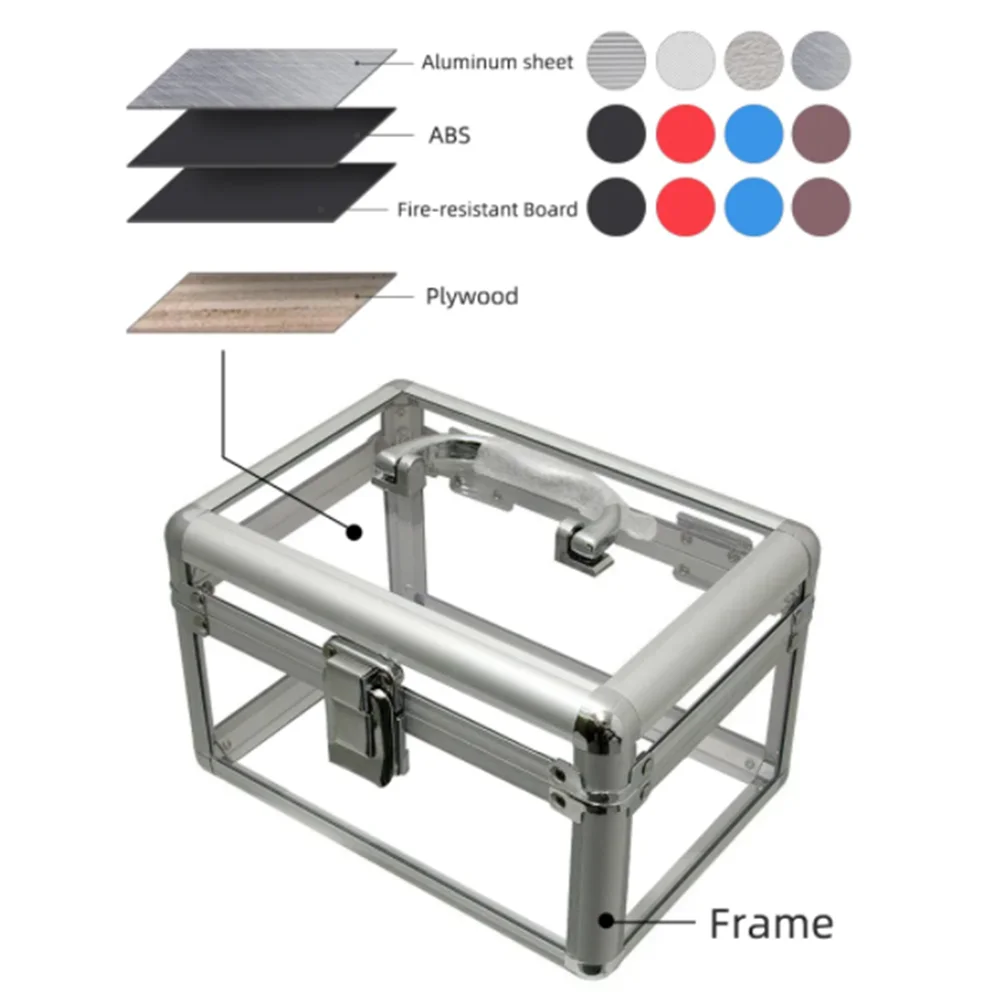 Professional customized aluminum alloy case display box trolley box instrument case aviation box