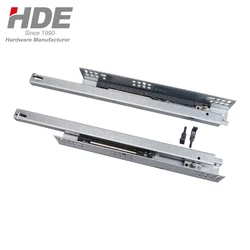 Durable hidden cold-rolled steel drawer slide guide rails concealed partial extension slide