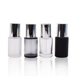 30ml glass dropper bottles self-priming pump essence oil bottle refillable perfume bottle