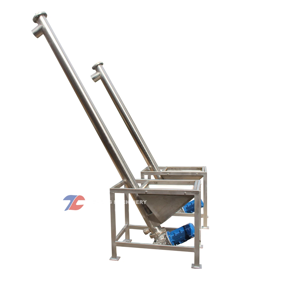 Easy Connection Stainless Steel Granule Screw Feeder