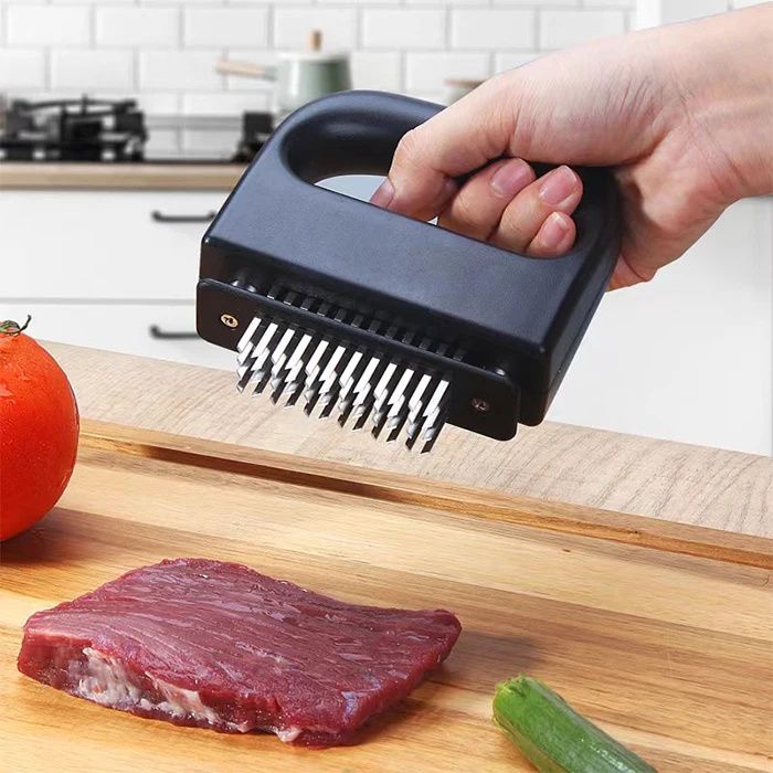 48 ультра острых игл из нержавеющей стали для размягчения мяса птицы говядины свинины индейки рыбы маринад барбекю