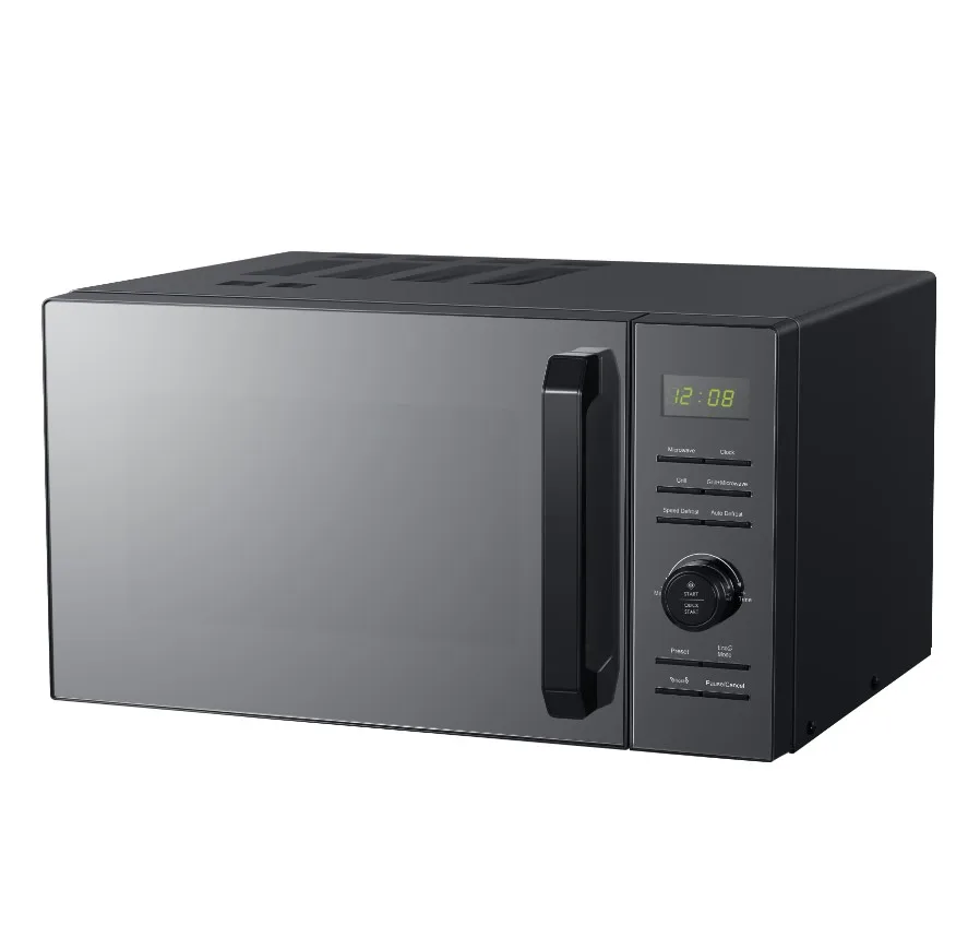 20L Black Smart Waterproof With Defrost Setting & Child Safty Lock Restaurant Microwave Oven Mini
