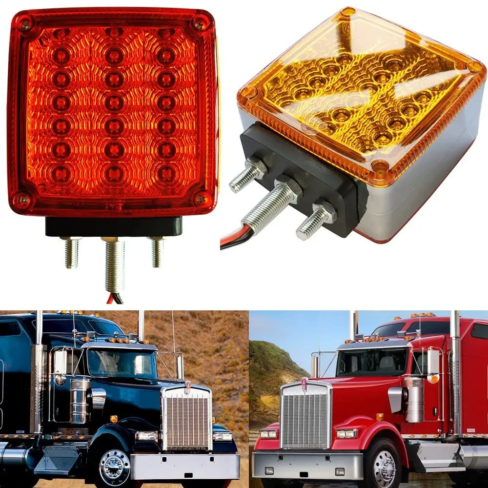 Factory High Quality led signal Stop Turn brake side marker for Truck Trailer
