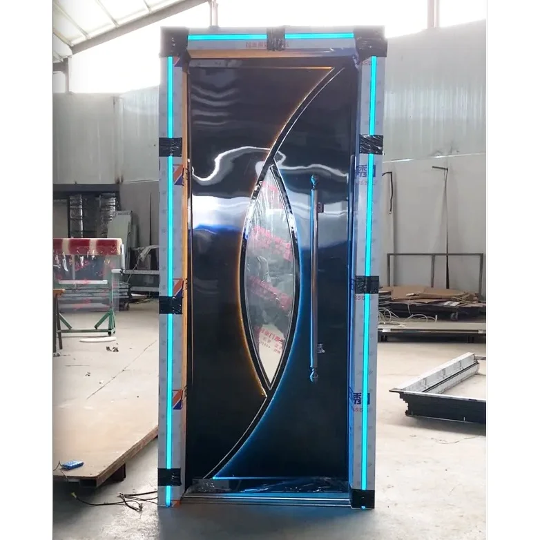 Newly Designed Multi Scene Use Of Home Theater Interior Soundproof Fireproof Steel party Doors For Ktv