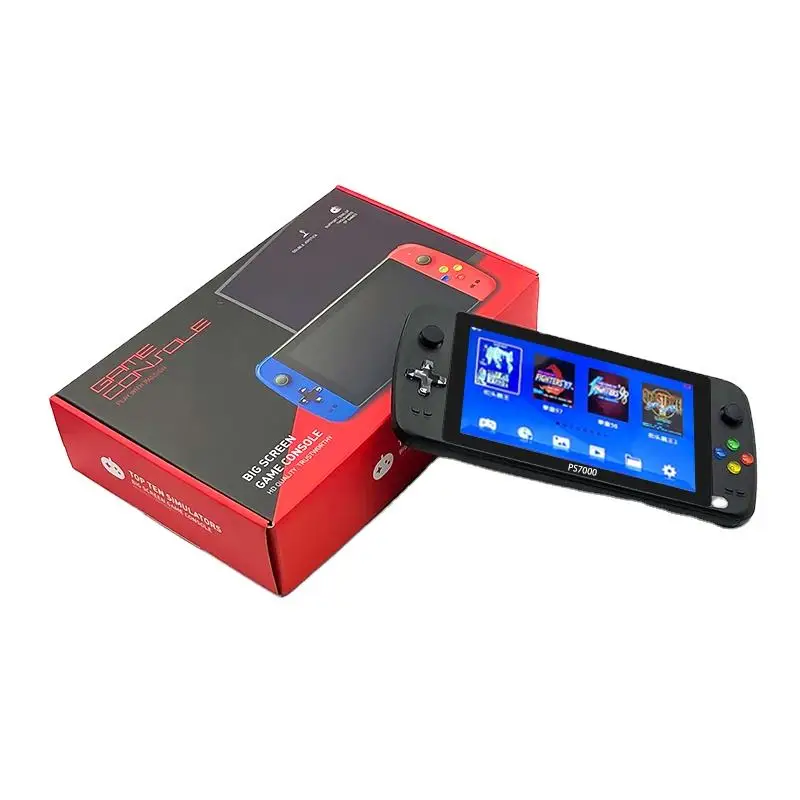 Newest 7 inch PS7000 128 Bit Handheld game console Big Screen HD out LCD Screen Games Retro Console Portable Game player