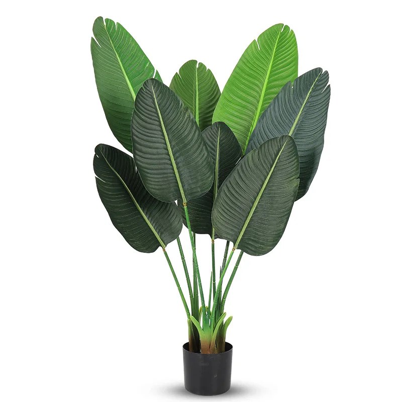 Plant Floating Large Pot Decoration Indoor Traveler Banana Bonsai Artificial Plants Trees Wholesale Simulation Green Christmas