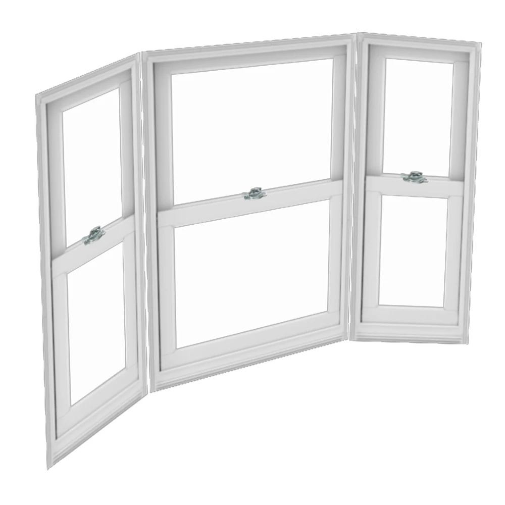 Lukliving большой вид двойное остекление стекло звукоизоляционные алюминиевые окна дизайн эркеры