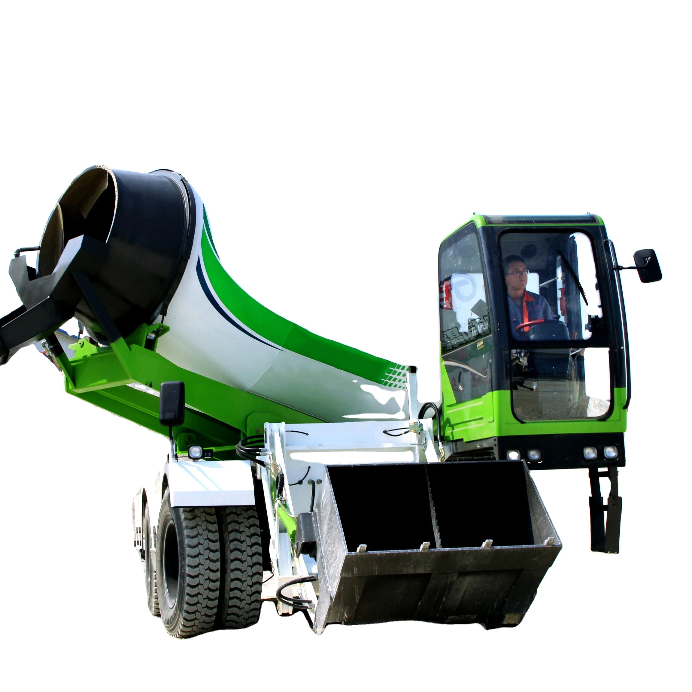 6.5m3 Chinese Manufacturers of Self Loading Concrete Mixer Machines