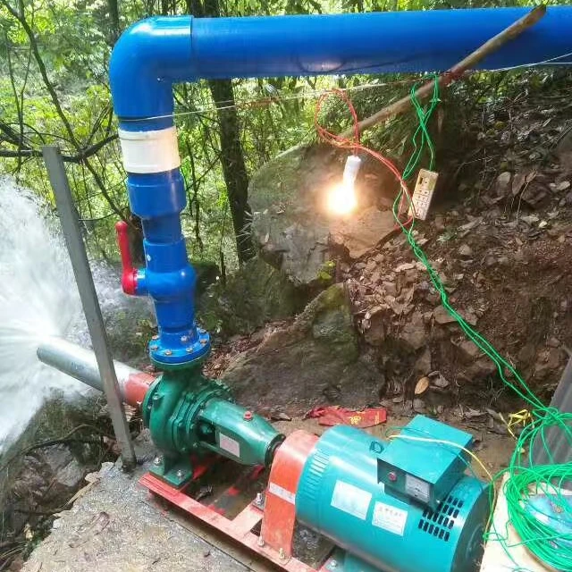 20KW brushless induction radial flow micro water turbine generator mini hydro turbine generator water powered turbine for sale