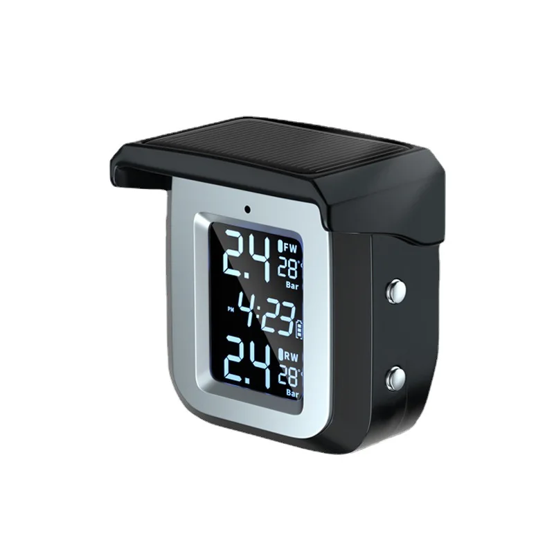 SY304 Safety Alarm Monitor System External Sensor Bicycle Motorbike  Solar Motorcycle Tire Pressure Monitor TPMS