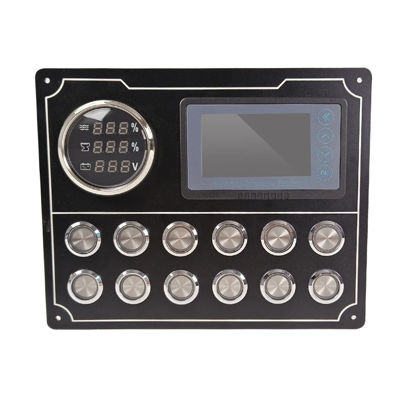 RV Caravan Motorhome  accessories circular control panel central control aluminum alloy