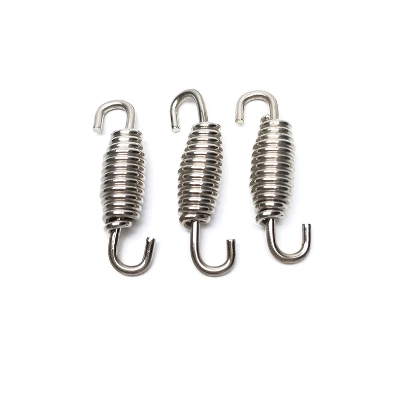 High Quality Stainless Steel Gold Finish Brake Return Spring Extension Spring with Long Hook Clamp for  Motorcycle
