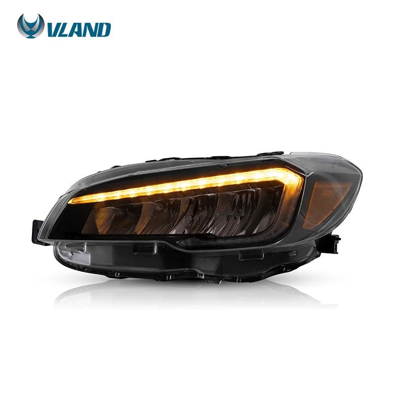 VLAND Factory LED Headlights For Subaru WRX STI 2015-2021 Others Car Light Accessories Auto Lighting Systems Parts Sequential