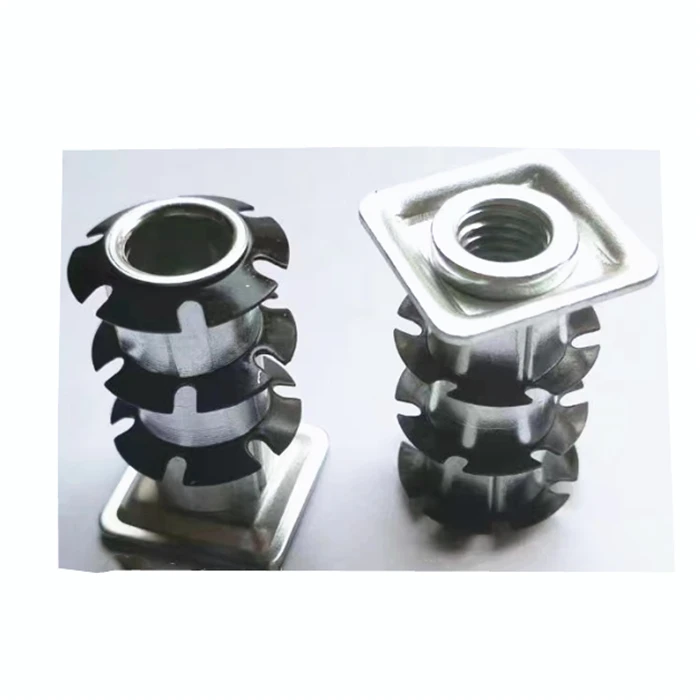 
Steel Sunflower Thread Male Tube Connecting Nut 