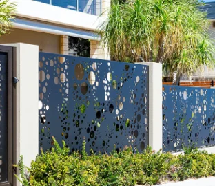 Customized Decorative Courtyard Entrance Aluminum Garden Fence Gate Driveway Sliding Gate